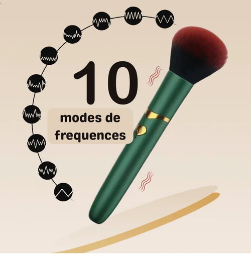Pinceau de maquillage vibrant